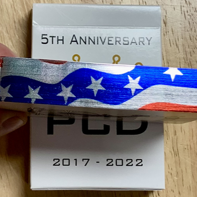 Gilded 5th Anniversary of PlayingCardDecks.com